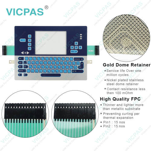 Compatible Videojet 1220 1510 1610 1620 Membrane Keyboard