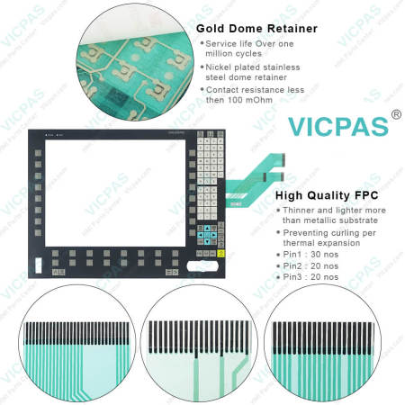 6FC5248-0AF03-0AA0 Siemens OP 015 Membrane Switch