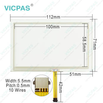 2711C-T4T Touch Screen Monitor Protective Film Terminal Keypad