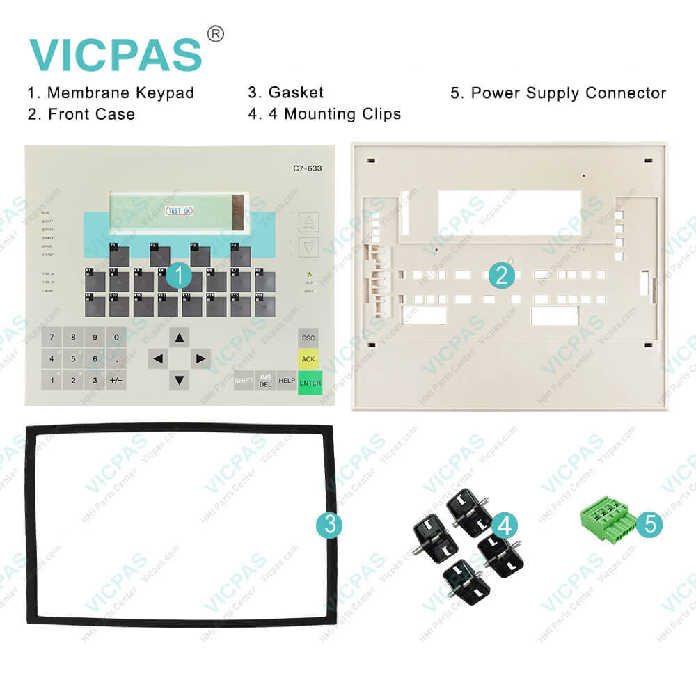 6ES7633-1DF02-0AE3 Siemens SIMATIC C7 633 Membrane Keypad