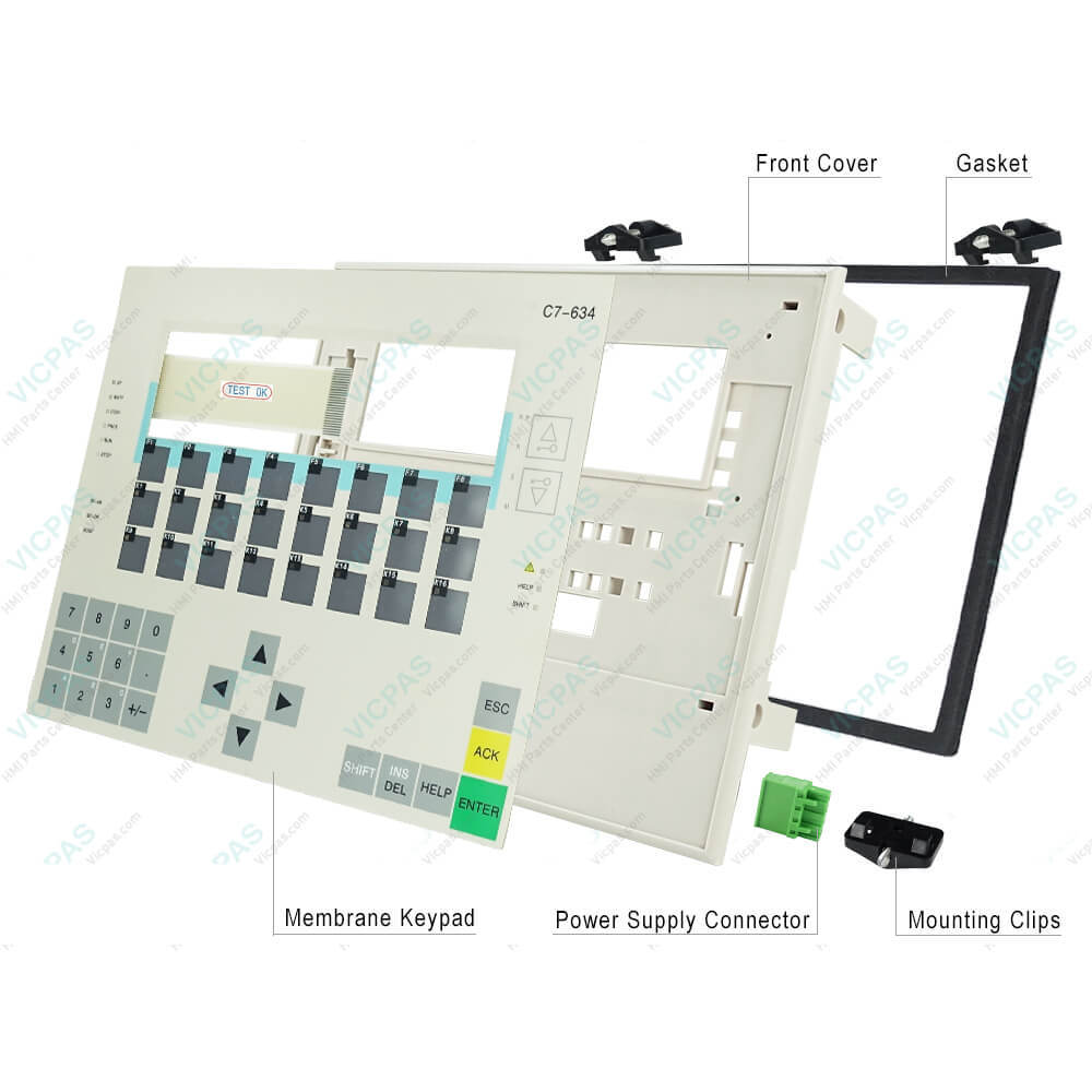 6ES7634-2DF00-0AE3 Siemens SIMATIC C7-634 Membrane Keyboard