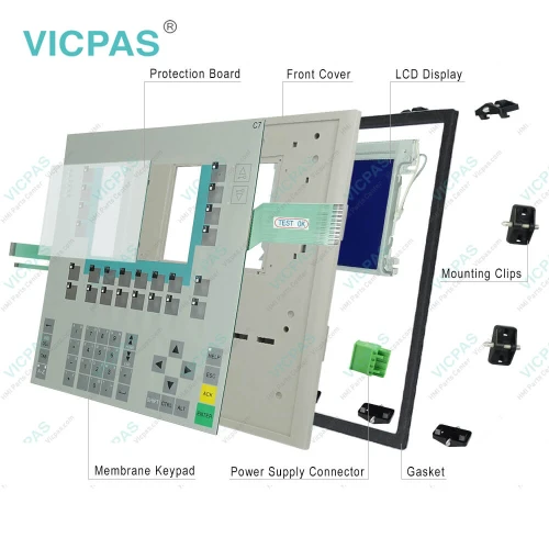 6ES7635-2EC00-0AE3 C7-635 Touchscreen Membrane Keypad Shell