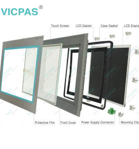 6AV6 644-5AA10-0HW0 Touch Screen Overlay Plastic Case