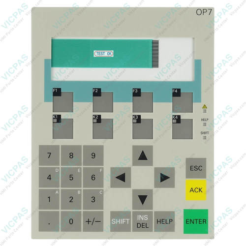 For Siemens Simatic Operator Panel OP7 Keypad and Case Replacement