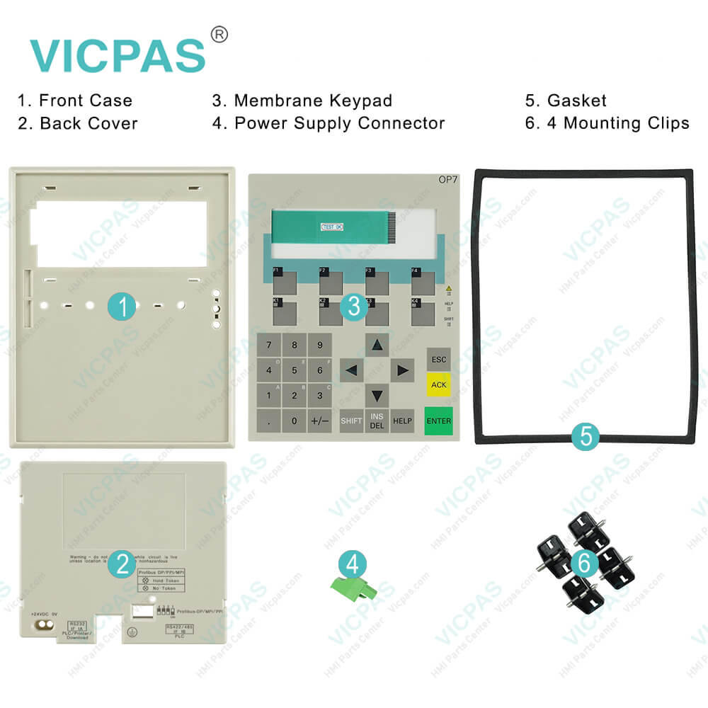 Siemens OP7 Membrane Keypad and Case Replacement｜VICPAS