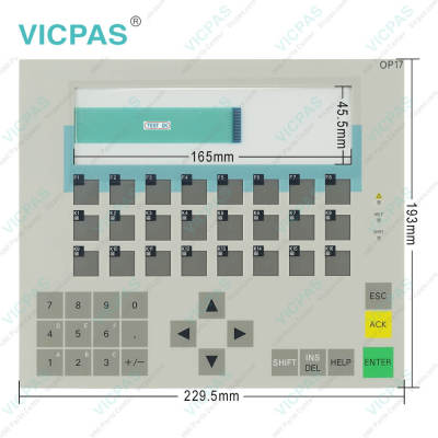 6AV3617-1JC20-0AX2 Siemens OP17 Membrane Switch Replacement