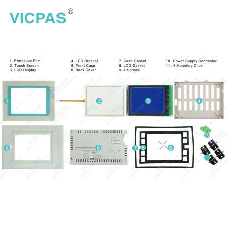 Touch screen panel for 6AV6642-5AA00-0QE0 TP177A touch panel membrane touch sensor glass replacement repair