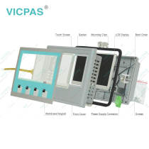 for Siemens Simatic TP177 A B Touch Screen Glass and Protect Film Replacement