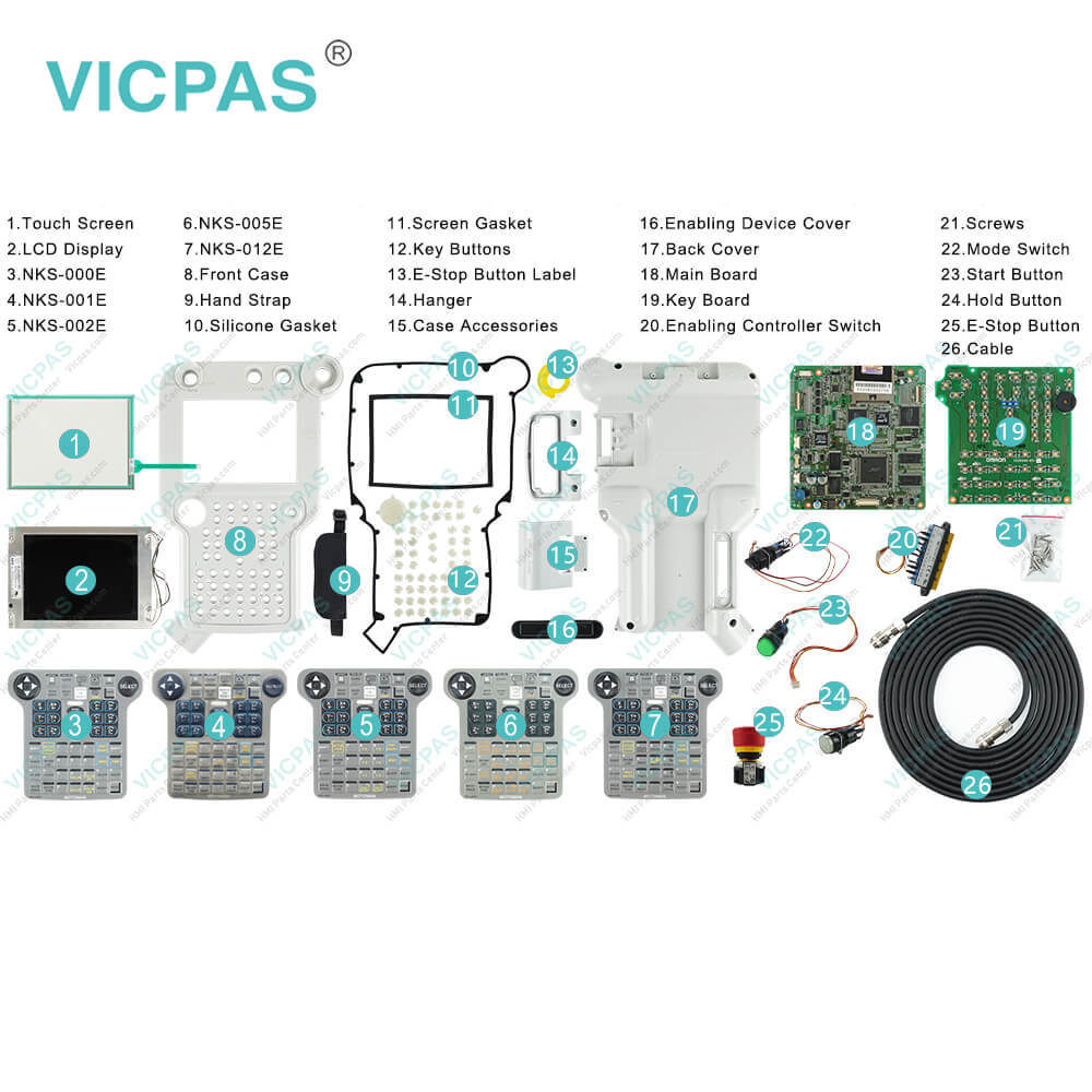 YASKAWA JZRCR-NPP06B-1 Programming Pendant Part Repair | Yaskawa Teach ...