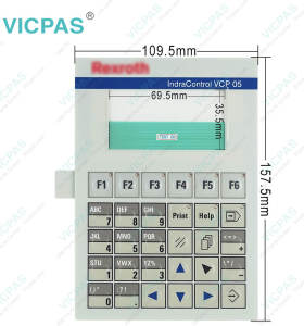 Rexroth VCP05.2DSN-003-NN-01-PW Membrane Keyboard LCD Display