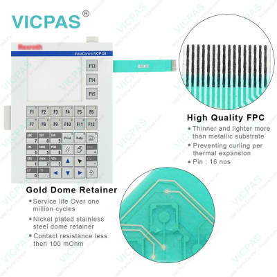 VCP08.2DTN-003-SR-NN-PW Membrane Keypad Keyboard Repair