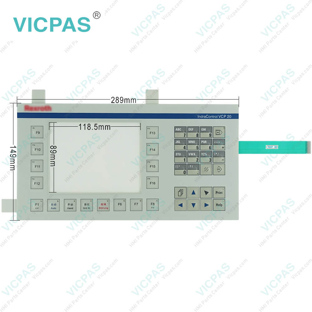VCP20.2DUN-003-PB-NN-PW Membrane Keypad Keyboard Repair