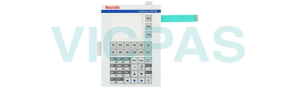 Rexroth IndraControl VCP08.1BTN-PB-NN-PW VCP08.1BTN-RS-NN-PW Operator Panel Keypad Repair Replacement