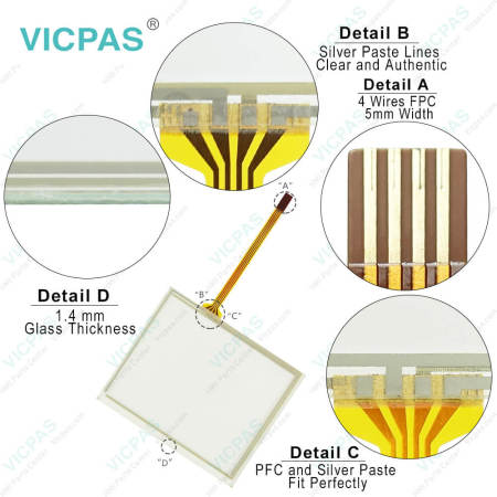 IndraControl VCP11.2DWN-003-PB-NN-PW Touchscreen Front Overlay