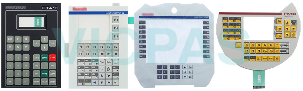 Rexroth IndraControl VH21 Series VH2110.01-00-02-N3-111-CA Touch Screen Membrane Keypad Repair Replacement