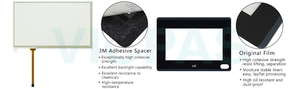 LS electric eXP Series eXP40-TTE/DC HB069A-NVNBB87 0HAHFWN-A Touch Screen Protective Film Repair Replacement