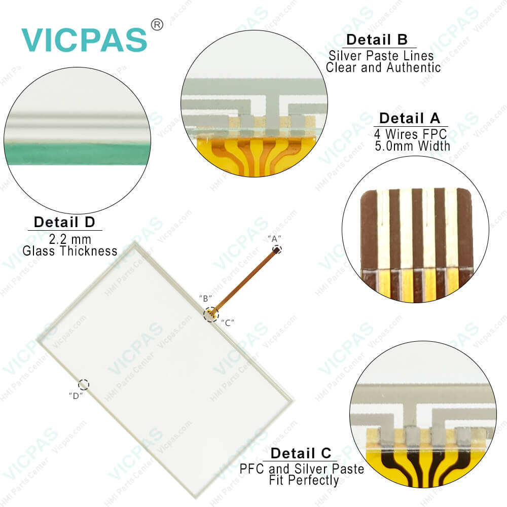 LS Electric eXP60-TTA/DC Touch Glass Front Overlay Replacement