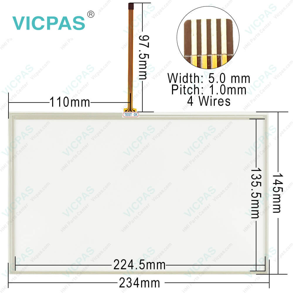 LS Electric eXP60-TTA/DC Touch Glass Front Overlay Replacement
