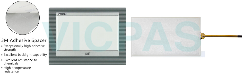 LS-electric XP Series HMI Parts XP3070C-T Front Overlay Touch Screen Monitor for repair replacement