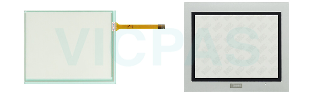IDEC HG2G 5.7in Enhanced HMI Parts HG2G-SB21VF-W Touch Screen Glass Front Overlay for repair replacement