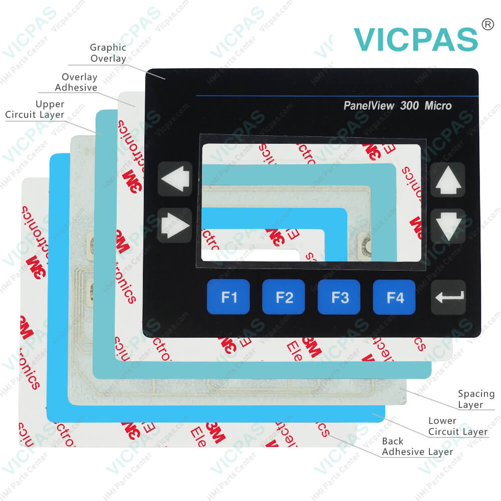 2711-M3A18L1 PanelView 300 Membrane Keyboard Keypad | Panelview