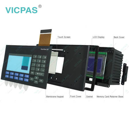 2711-B5A2 Touch Screen Panel with Membrane Keypad