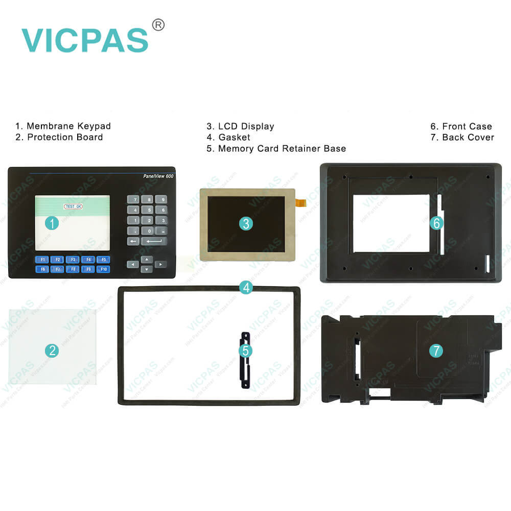 2711-K6C10L1 Membrane Keypad PanelView 600 Repair