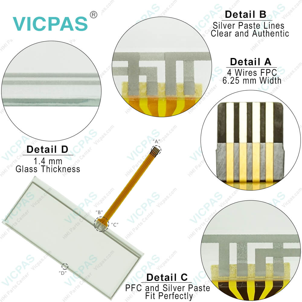 IDEC HG1F-SB22BF-B Touch Panel Front Overlay Repair | HG1F, HG2F