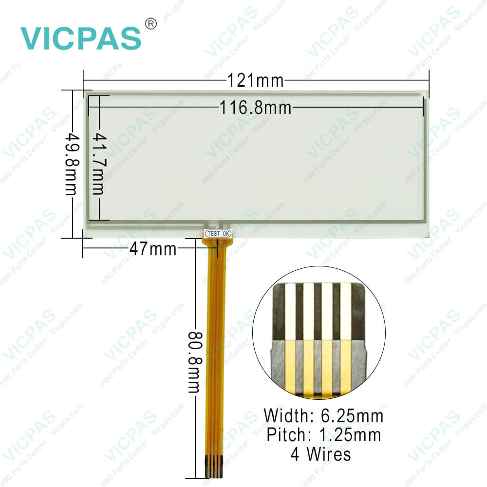IDEC HG1F-SB22BF-B Touch Panel Front Overlay Repair | HG1F, HG2F