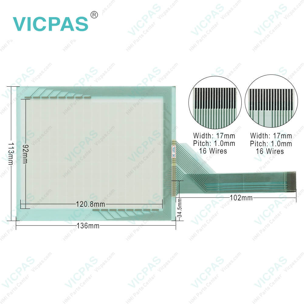 IDEC HG2F-SB22VCF Touch Screen Panel LCD Display Repair