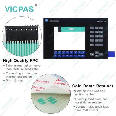 2711-K9C20L1 PanelView 900 Membrane Keyboard Keypad Repair