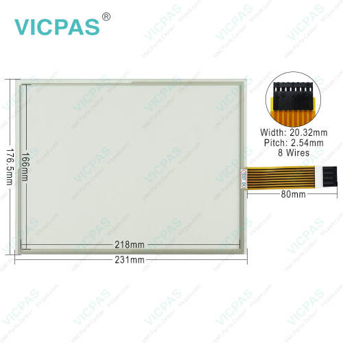 2711P-B10C4D7 Touch Screen Panel Membrane Keypad
