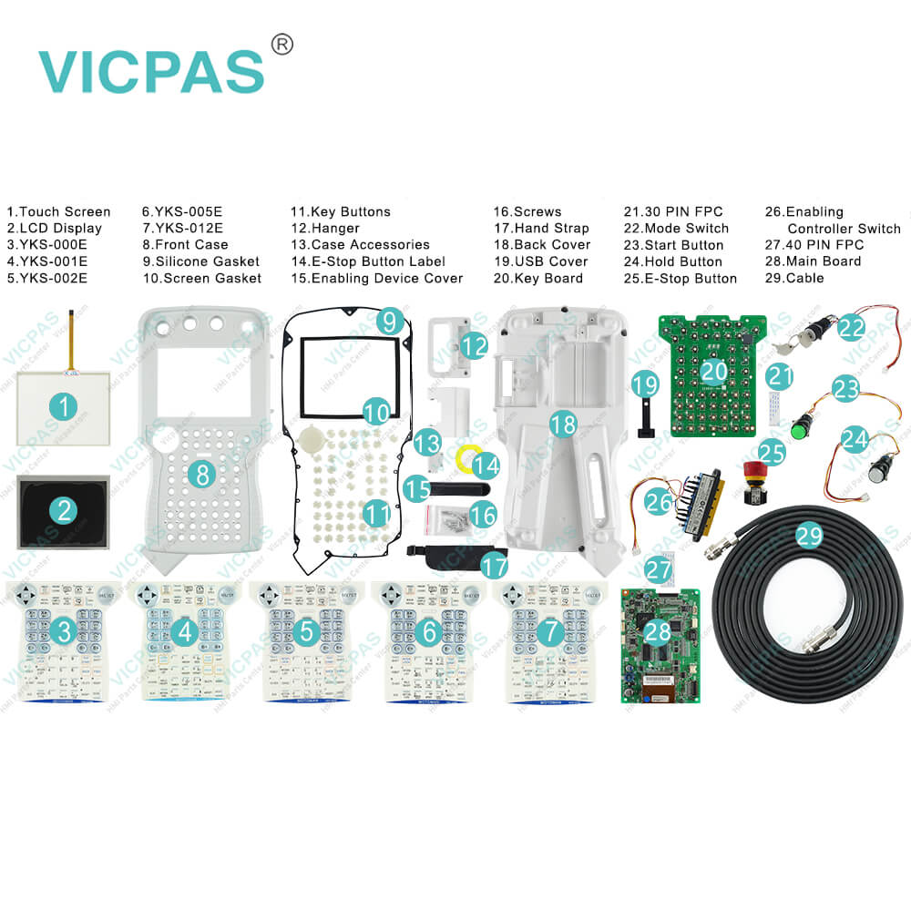 YASKAWA JZRCR-YPP07-1 Teach Pendant Parts for repair 