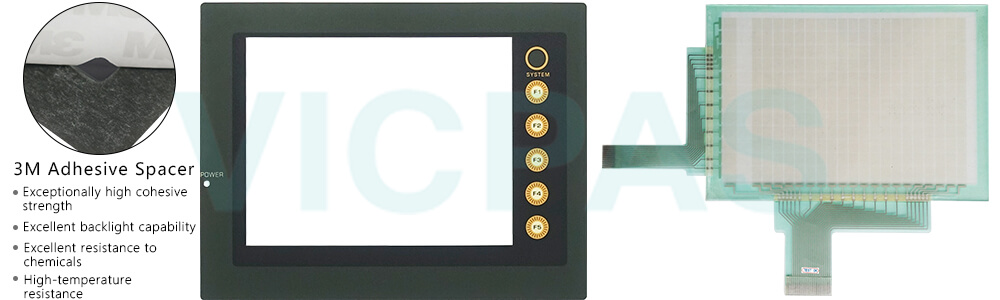 Fuji Hakko UG20 Series UG221H-LC4D Front Overlay Touch Screen Repair Replacement