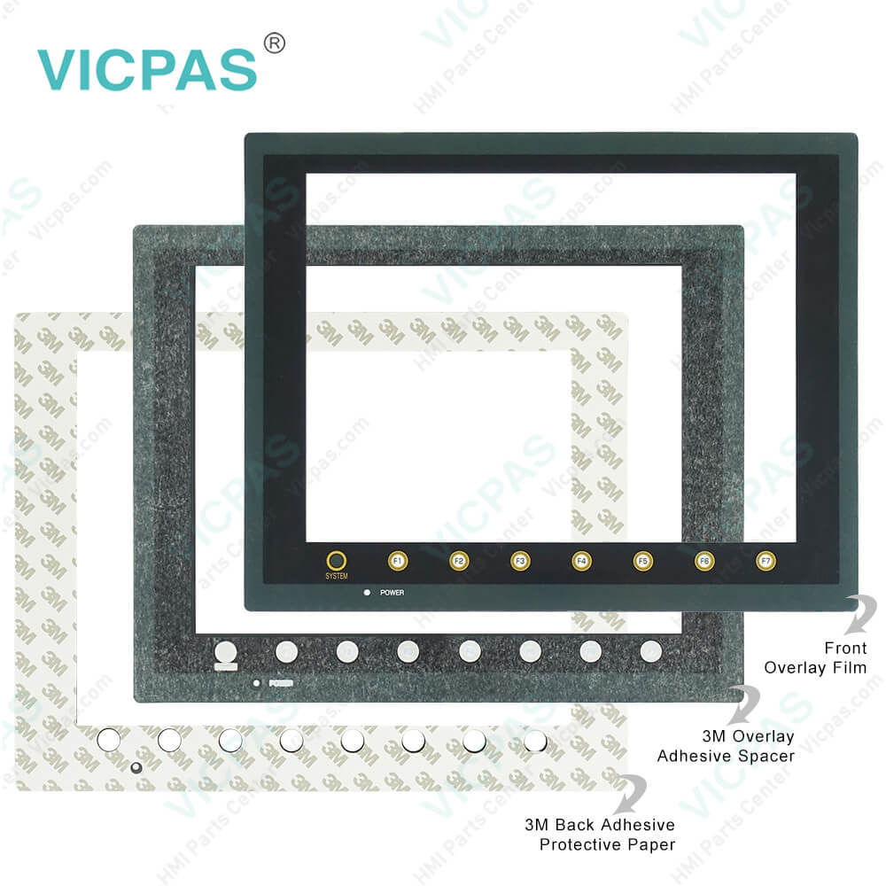 UG530H-VH1D UG530H-VH4 UG530H-VH4D Touch Panel Front Overlay Plastic Cover