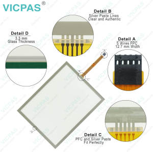 Advantech TPC-1582H-433BE Touch Panel Overlay Repair