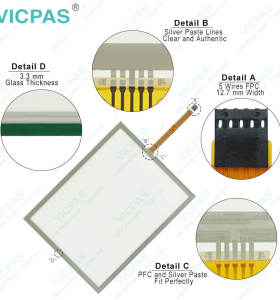 Advantech PPC-3150-RE4AE PPC31501601E-T LCD Display Protective Film Touch Panel