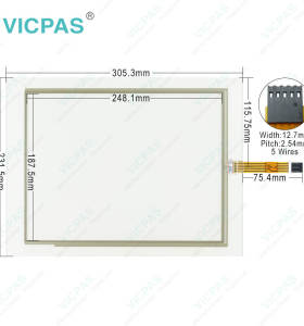TPC-1269T Touch Screen Display Front Overlay LCD Display