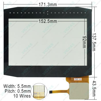 GPS Agres Isoview 32 HMI Panel Glass Replacement Repair