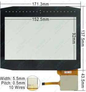 Avery Berkel P/N ABR25-0001337 R AB Touch Digitizer Glass Repair