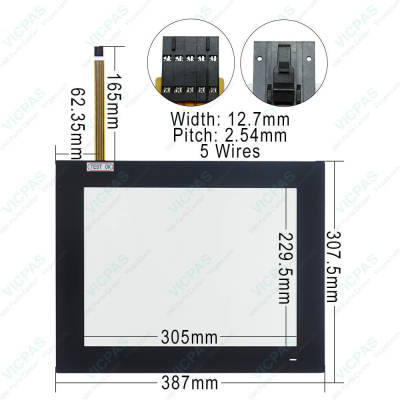 Advantech PPC-3150S-RAE Touch Screen Monitor Protective Film Repair