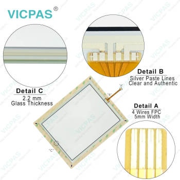 Beijer iX T10F-2 630005301 Front Overlay Touch Panel