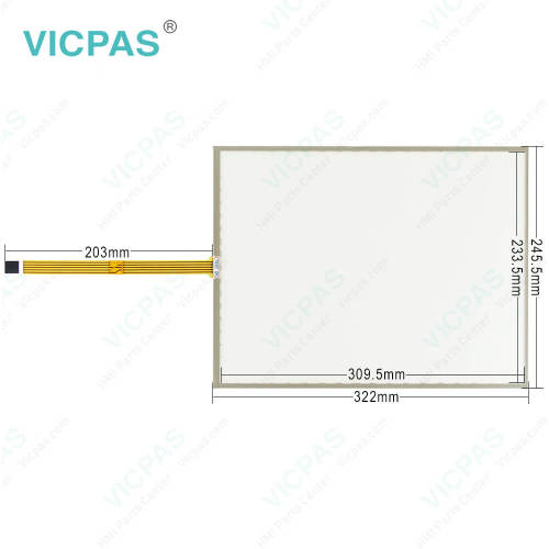 B&R 5AP920.1505-K63 Touch Digitizer Glass