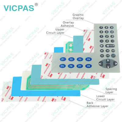 2711P-B4C5D Touch Screen Panel Membrane Keypad