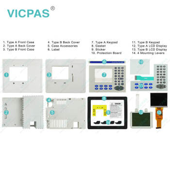 2711P-K4C5A8 PanelView Plus 6 Membrane Keyboard Keypad