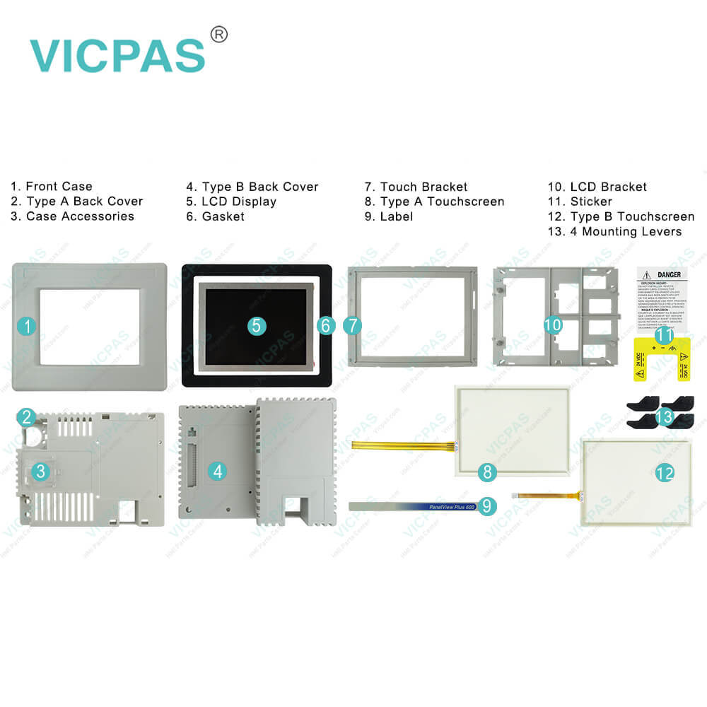 2711PC-T6C20D8 PanelView Plus 6 Compact Touch Panel