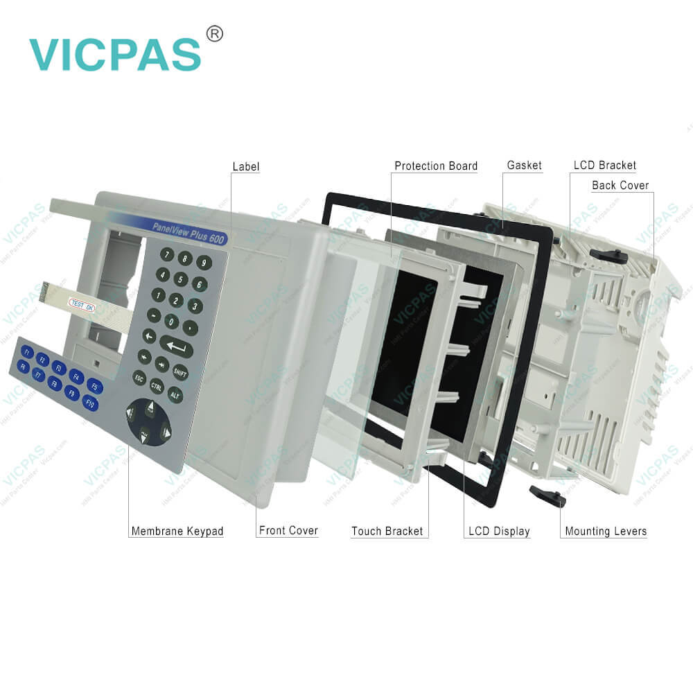 2711P-K6C8A PanelView Plus 600 Membrane Keyboard Keypad