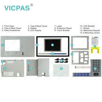 2711P-B6C10D Touch Screen Panel Membrane Keypad Switch