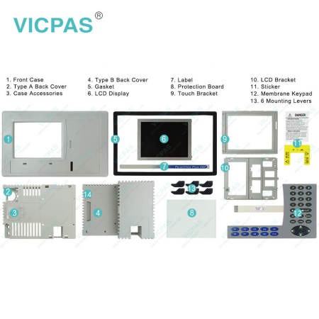 2711P-B6C20D PanelView Plus 600 Touch Screen Panel