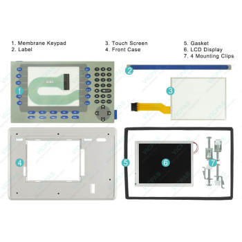 2711P-RBB7 Touch Glass Switch Membrane LCD Screen HMI Case